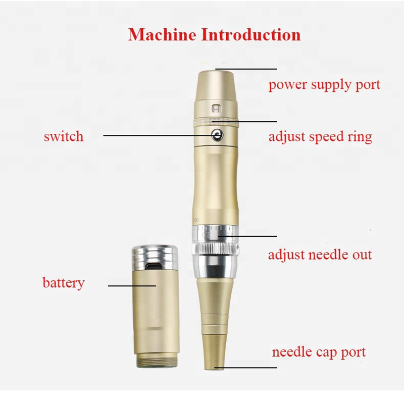 Hybrid Portable Battery Wireless Nano Microblading Machine - Permanent Makeup