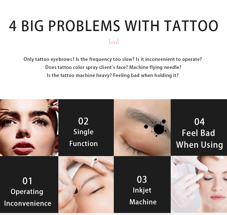 Qinmei 3d eyebrow tattoo machine supply for sale-2