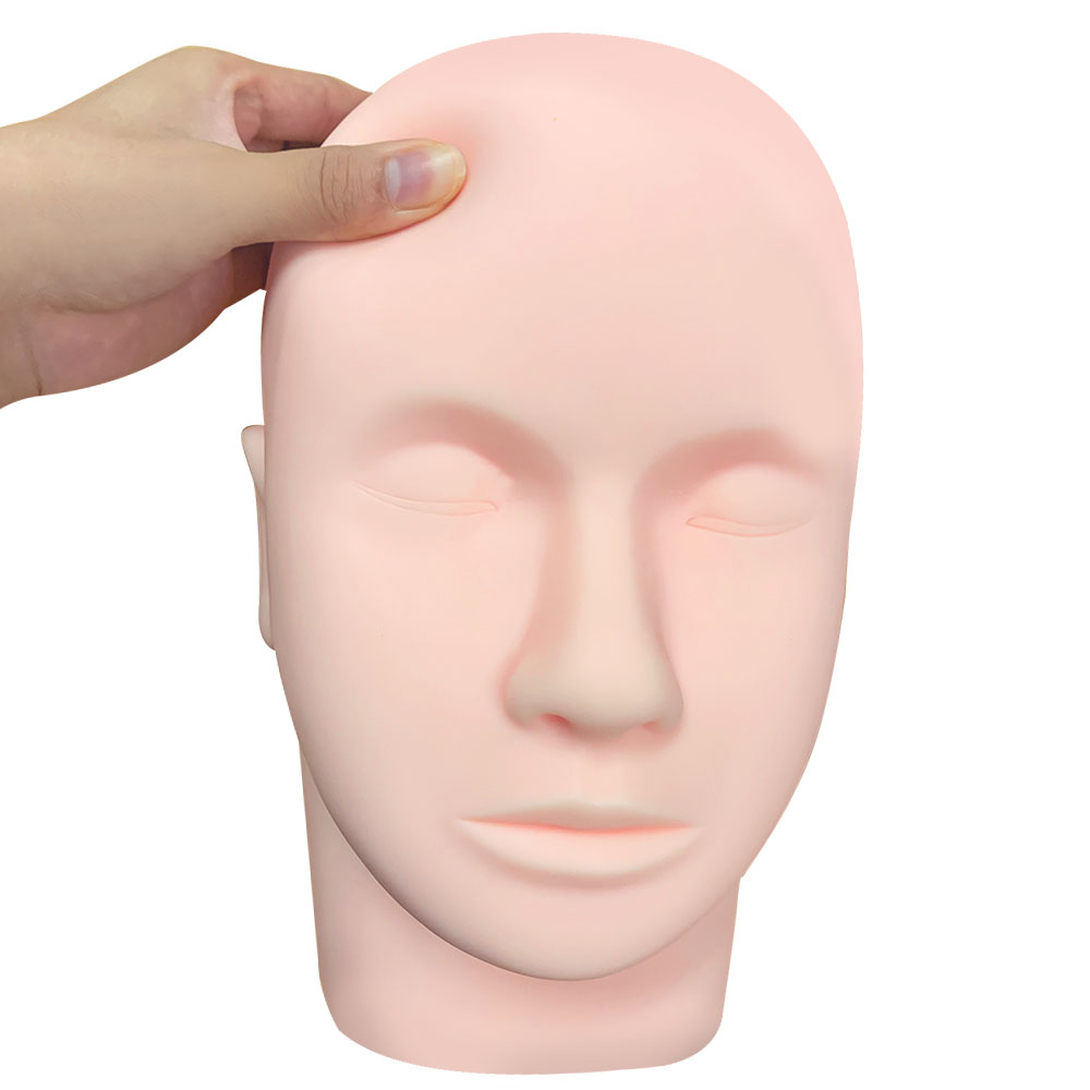 Practice Model Head of SIlicone Gel - Permanent makeup