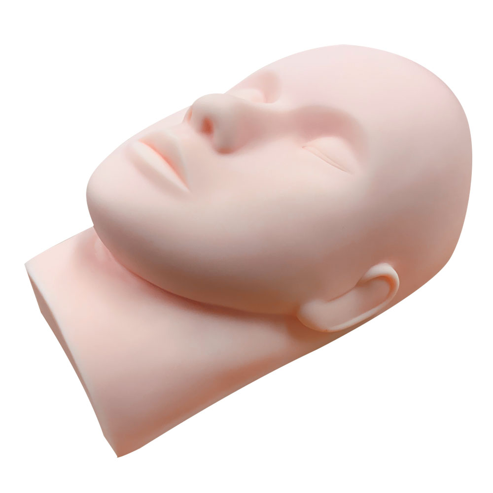 Practice Model Head of SIlicone Gel - Permanent makeup