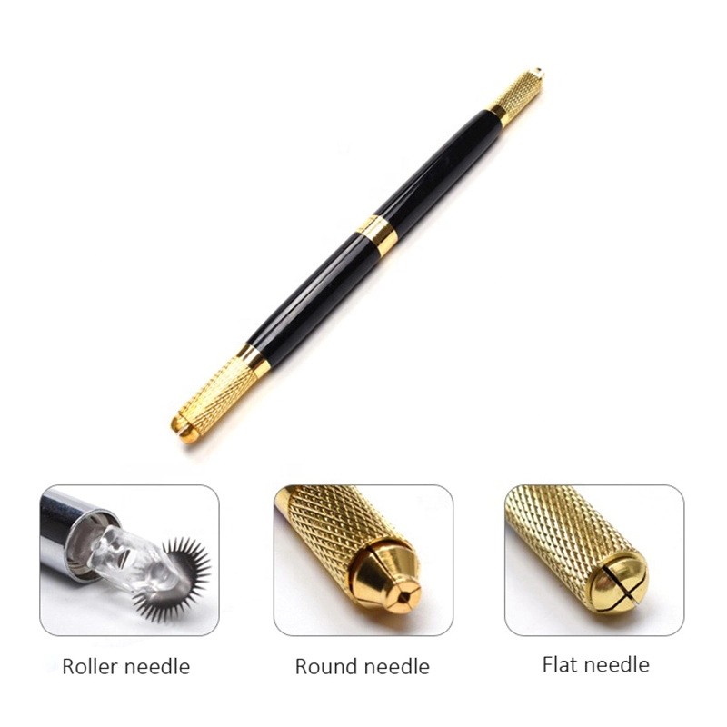Multiple Needles Double-Toe Microblading Manual Pen