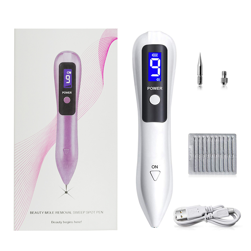Laser Plasma Pen Freckle Remover Machine 9Speed LCD Mole Removal Dark Spot Remover Skin Wart Tag Tattoo Tool Beauty Salon