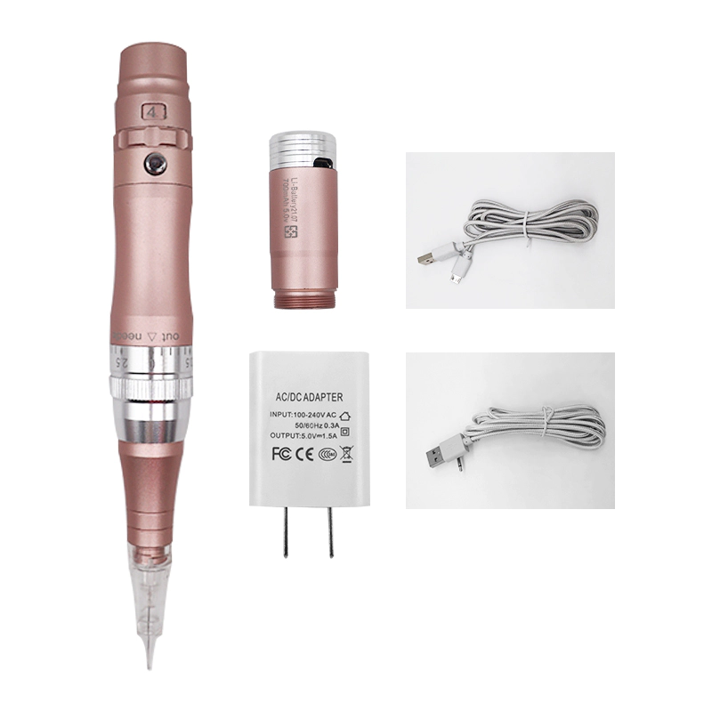 2021 Newest Wireless Tattoo Machine Gun Pen Microblading Permanent Makeup Machine With Battery Aluminum Alloy High Quality