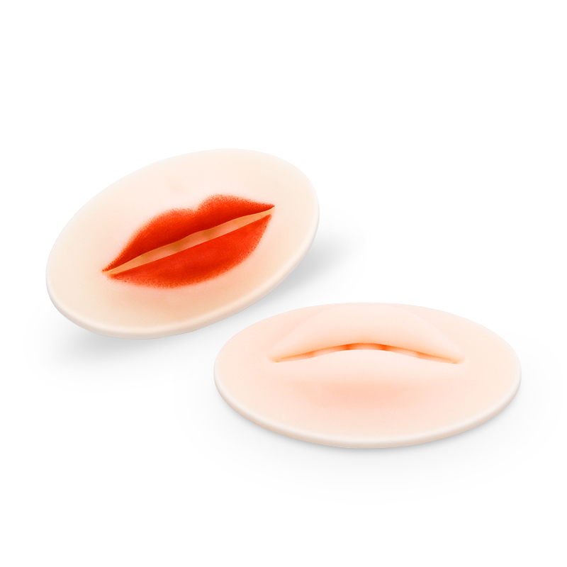 Professional Silicone Practice Skin Lips portable with School Trainer Reusable Rubber Practice Mold Mannequin