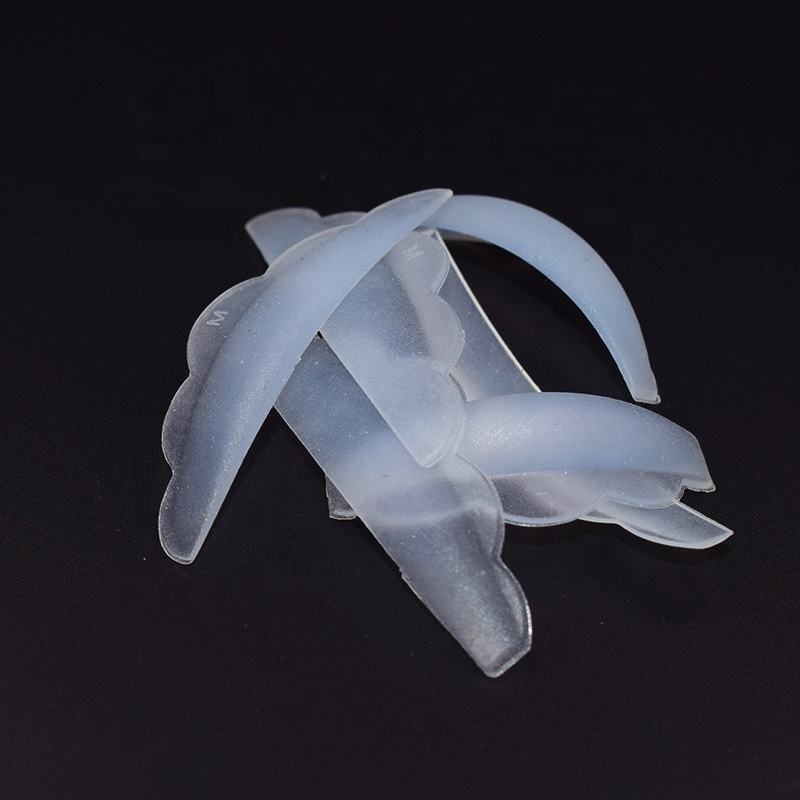 White Flower Silicone Perm Rod(5 pairs)