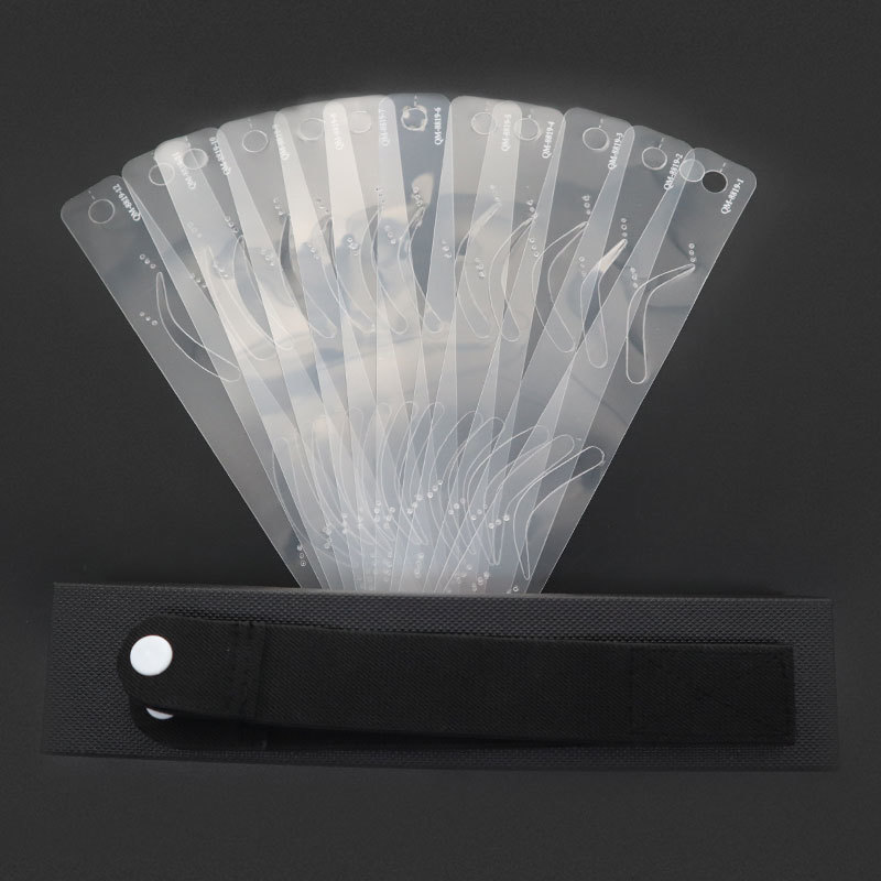 Plastica trasparente dello stampo dello stencil del sopracciglio - trucco permanente