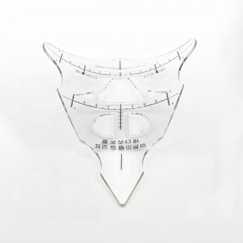 Mikroblading Measurer Yüz Maskesi Kılavuzu Cetvel - Kalıcı Makyaj
