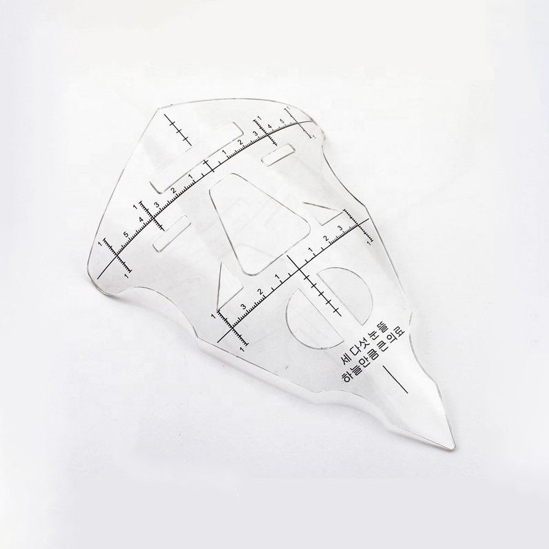 Mikroblading Measurer Yüz Maskesi Kılavuzu Cetvel - Kalıcı Makyaj