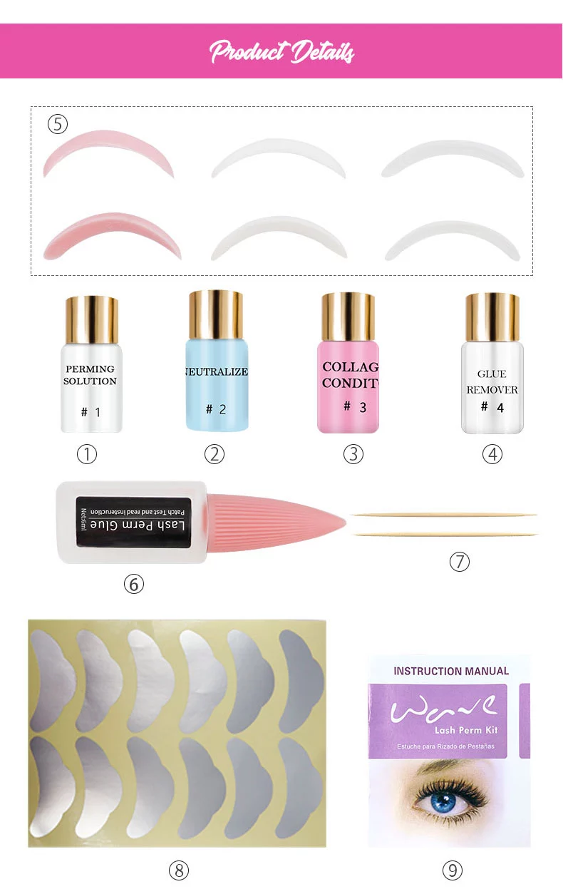 high quality eyelash perm kit supplier for fashion look-5