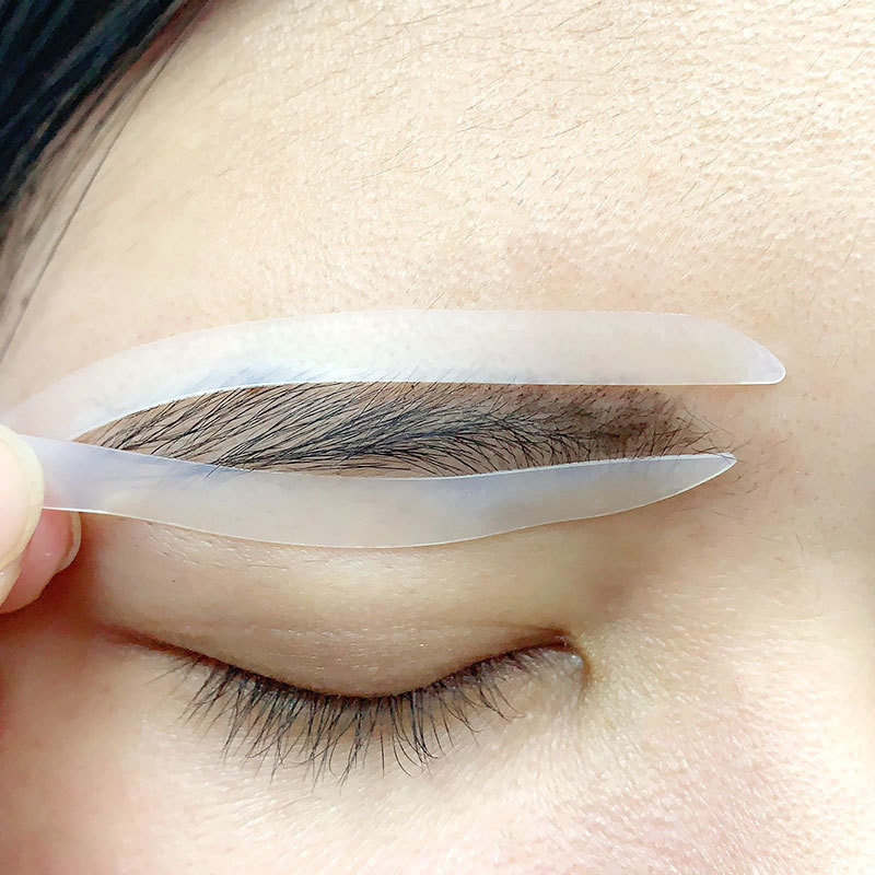 Semi Permanent Eyebrow Sticker Permanent Makeup Tools OEM Customize Private Label