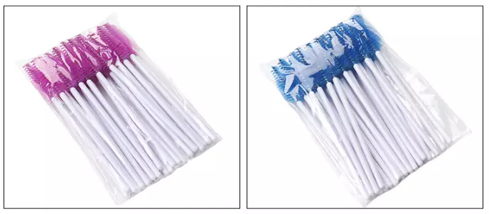 Wholesale Eyelash Extension Brush Disposable Eyelash Brush Brow and Lash Comb