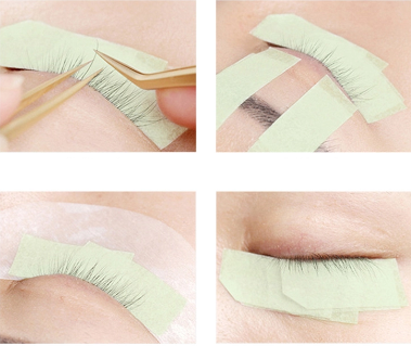 Colorful Medical Micropore Non Woven Tape And Makeup Tools For Eyelash Grafting Extension