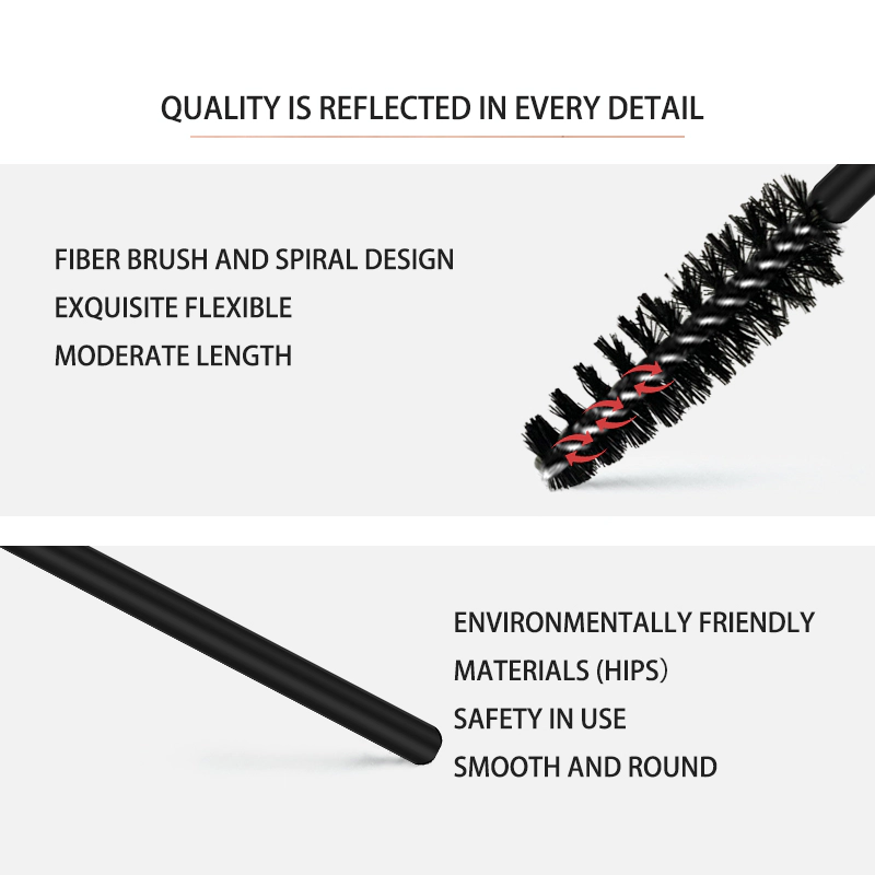 Wholesale Eyelash Extension Brush Disposable Eyelash Brush Brow and Lash Comb