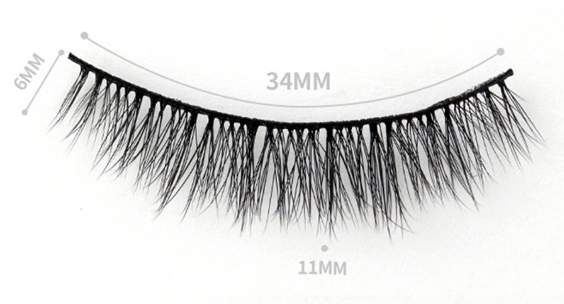 Hot Sale 3D Mink Eyelashes False 100% Real Mink Eyelashes Handicraft