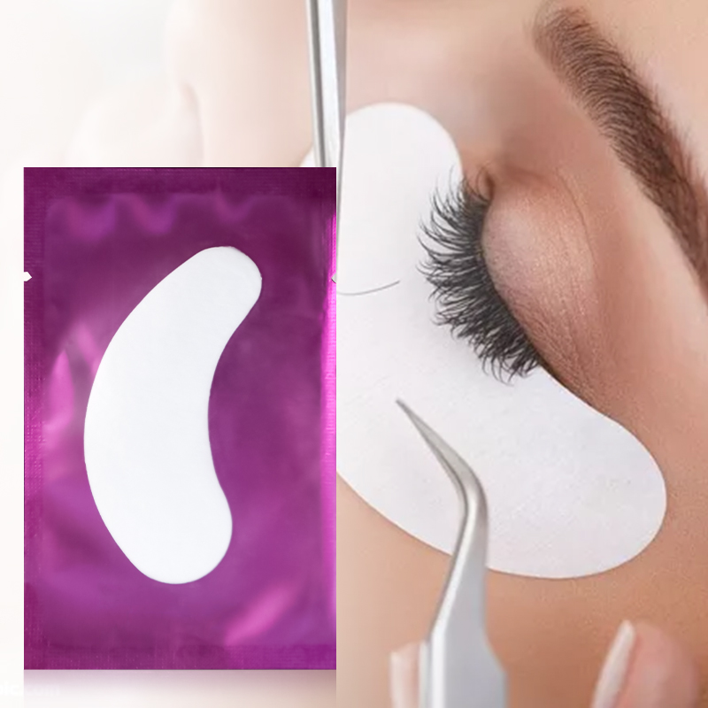 Private Label High quality Disposable Lint Free Eyepad For Eyelash Extension eye pads lashes rose eye pad
