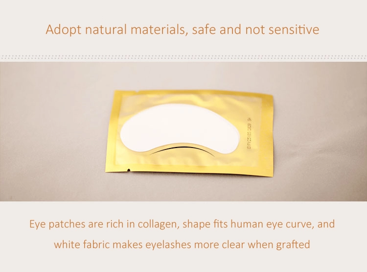 Private Label High quality Disposable Lint Free Eyepad For Eyelash Extension eye pads lashes rose eye pad