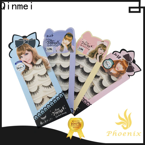 Qinmei reliable natural fake lashes from China for fashion