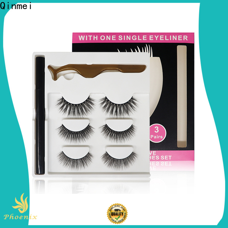 Qinmei natural looking false lashes with good price on sale